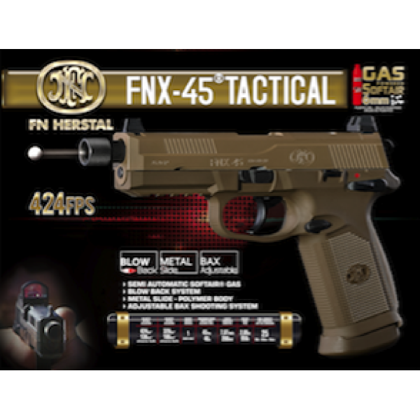 CYBERGUN / VFC - FNX-45 TACTICAL GBB