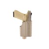 NUPROL - Holster Glock 17 RMR + lampe Droitier