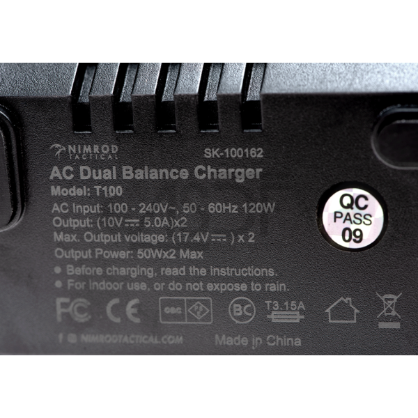 NIMROD - Chargeur Balance Multi charge T100 Li-po / Life-po / NiMh