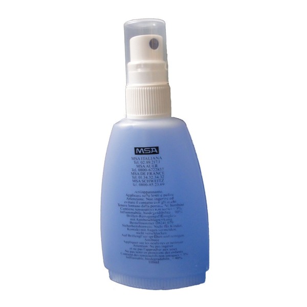 MSA - Spray nettoyant anti-buée 110ml