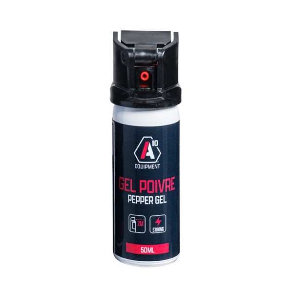 A10 / TOE PRO - Bombe Spray GEL POIVRE 50 ml de défense
