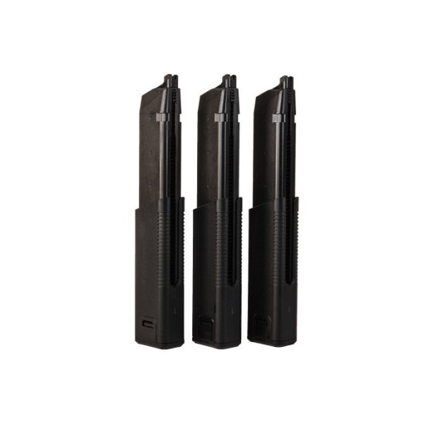 KRYTAC - Lot de 3 chargeurs GBBR KRISS VECTOR 60 billes NOIR