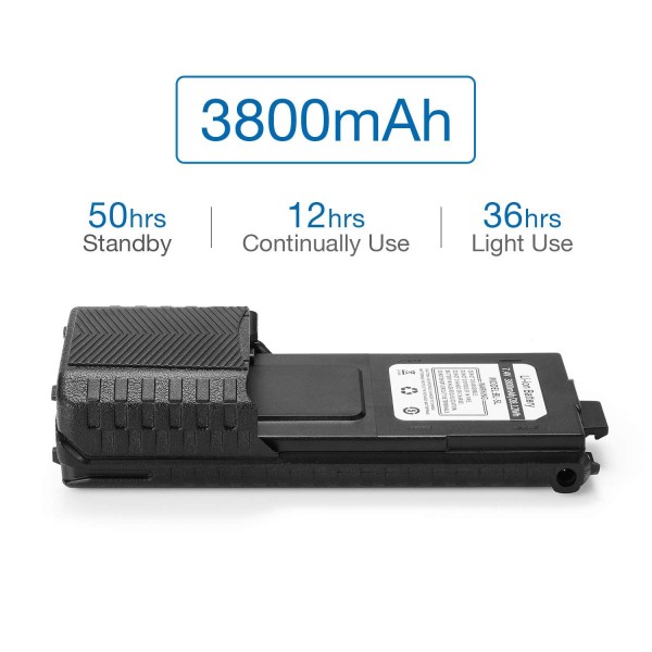 BAOFENG - Batterie grande capacité 7.4V 3800mAh radio UV-5R/UV-5RTP/UV-5R