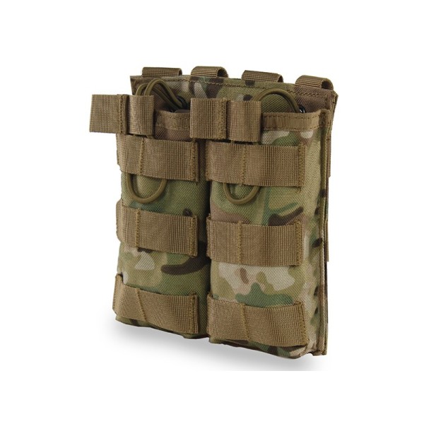 BIGFOOT - Porte Chargeur Double M4 / AK / AUG MULTICAM