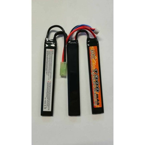 VB POWER - Li-Po 11.1 V 1300mAh continue 15C / BURST 30C 3 STICK