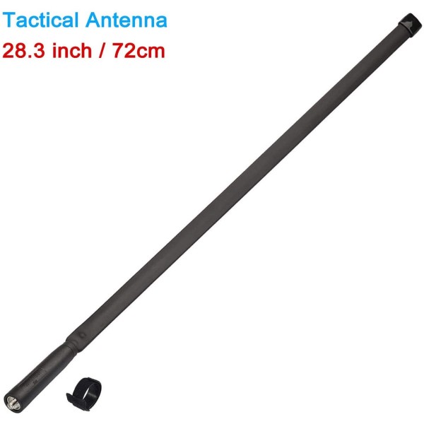 BINGFU- Antenne longue 72 cm flexible RADIO VHF UHF 136-520 MHz