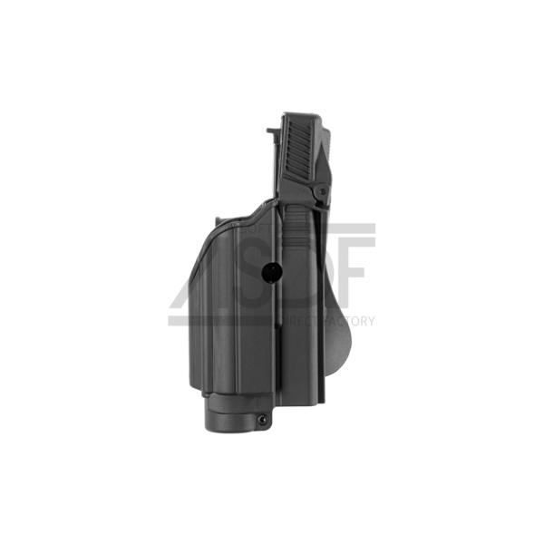 IMI Défense - Holster Glock 17 Level 2 porte lampe Droitier