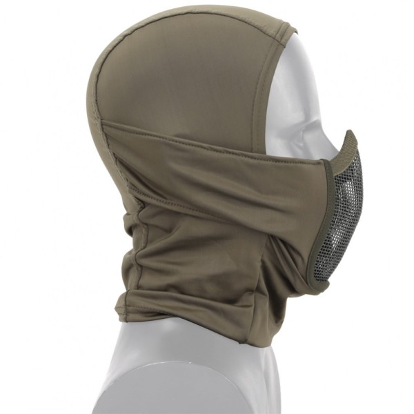 WOSPORT - Cagoule avec masque de protection Grillagé