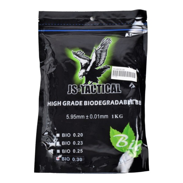 JS-TACTICAL - Billes bio Blanche 0.30gr 1 kilo