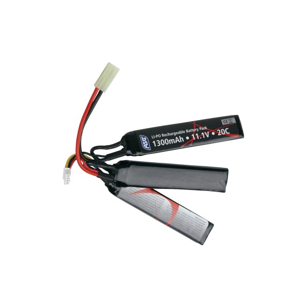 ASG - Li-Po 11.1 V 1300mAh 25C 3 STICKS