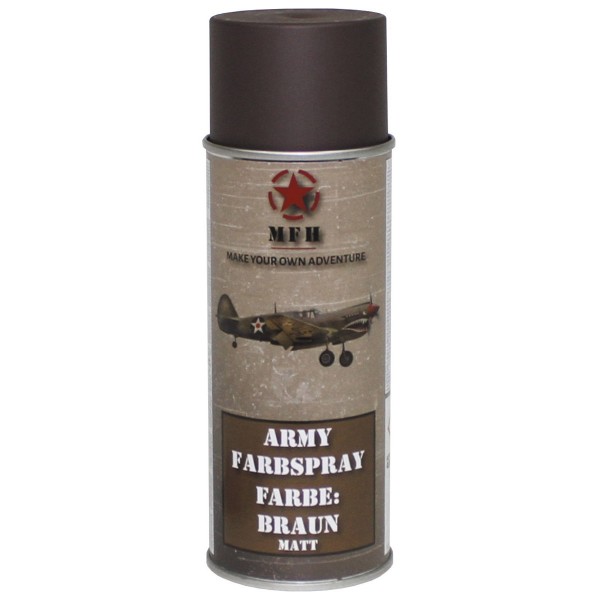 MFH - Peinture spray Brun mat 400ml