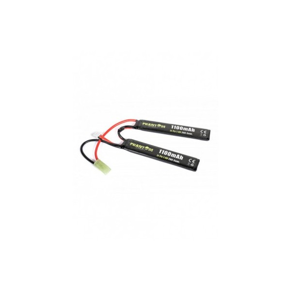 PHANTOM - Li-Po 7.4V 1100mAh 20C (2 x mm 5.5x20x103)